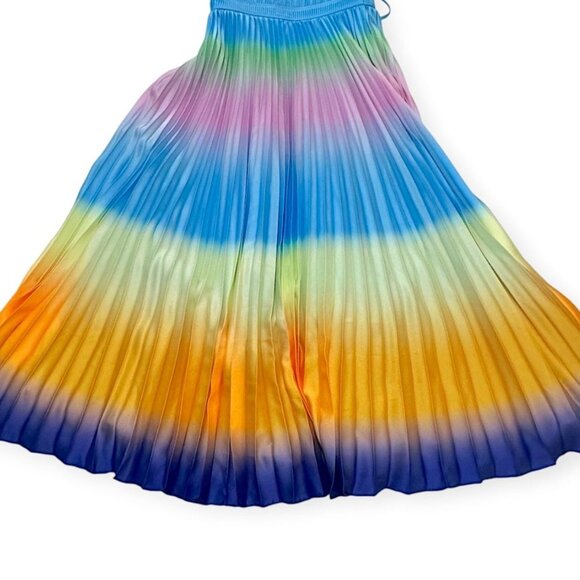 Jonathan Simkhai Annita Halter Dress Capri Blue Size 2 NWT - Picture 10 of 16